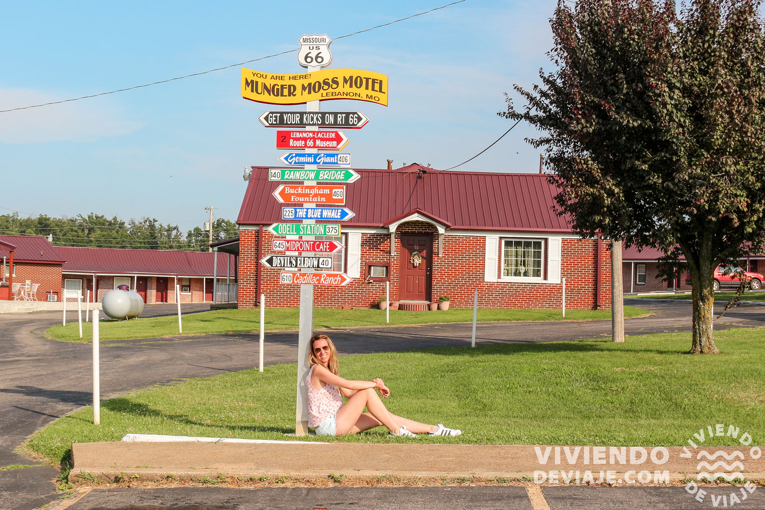 Motel Munger Moss en la Ruta 66