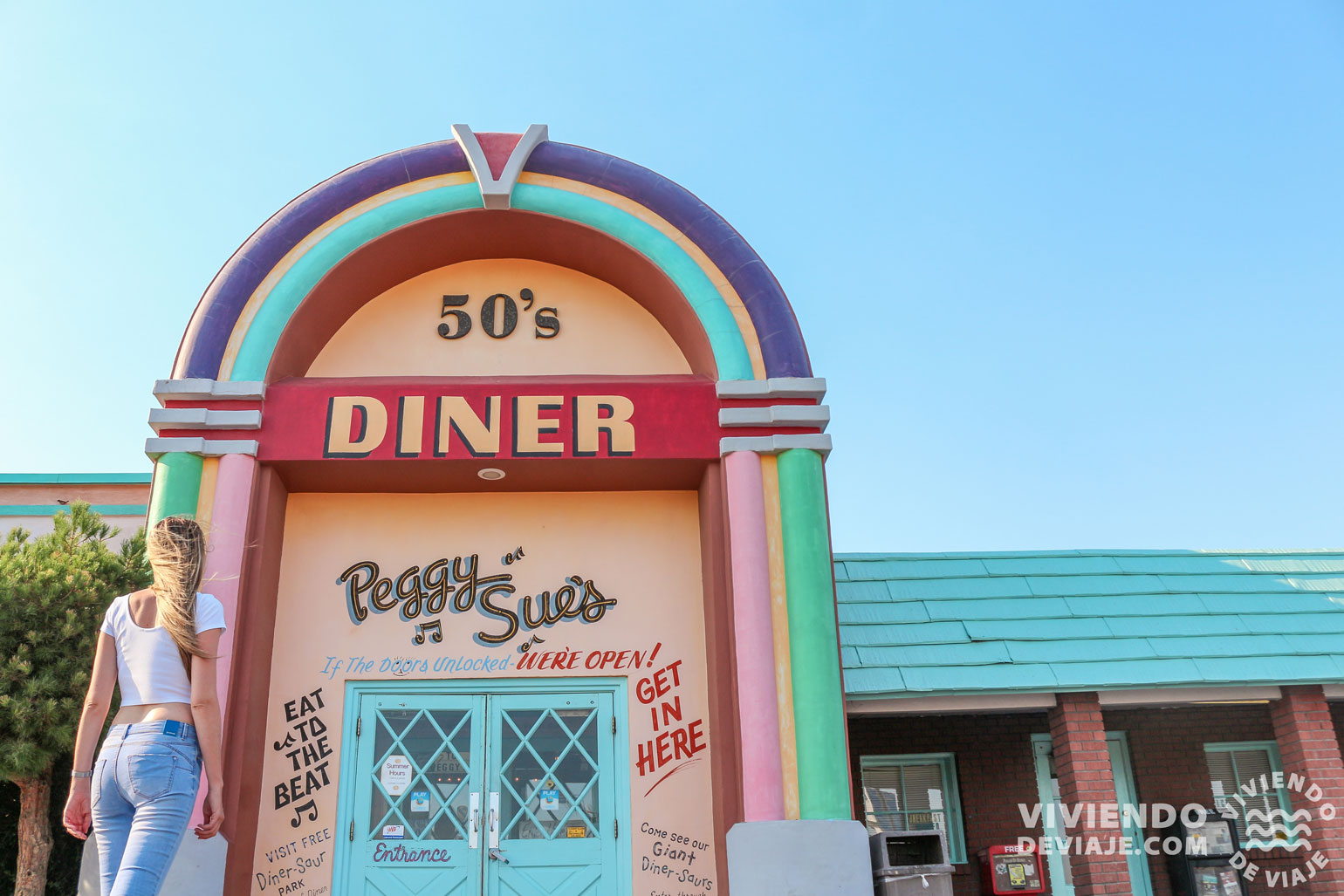 Peggy Sue's 50's Diner, un restaurante imprescindible en la Ruta 66
