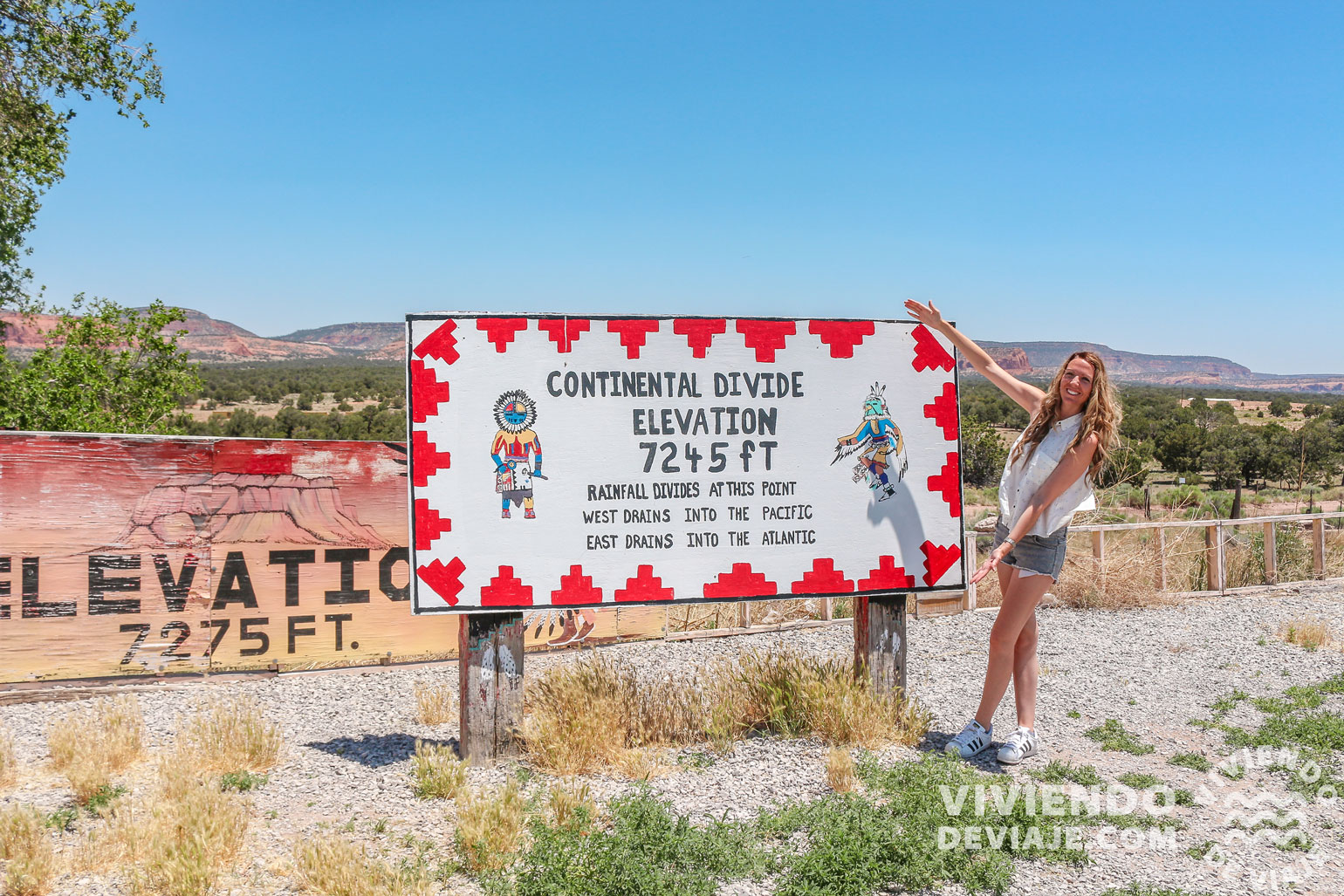 Continental Divide, Ruta 66 Punto más alto de la Ruta 66