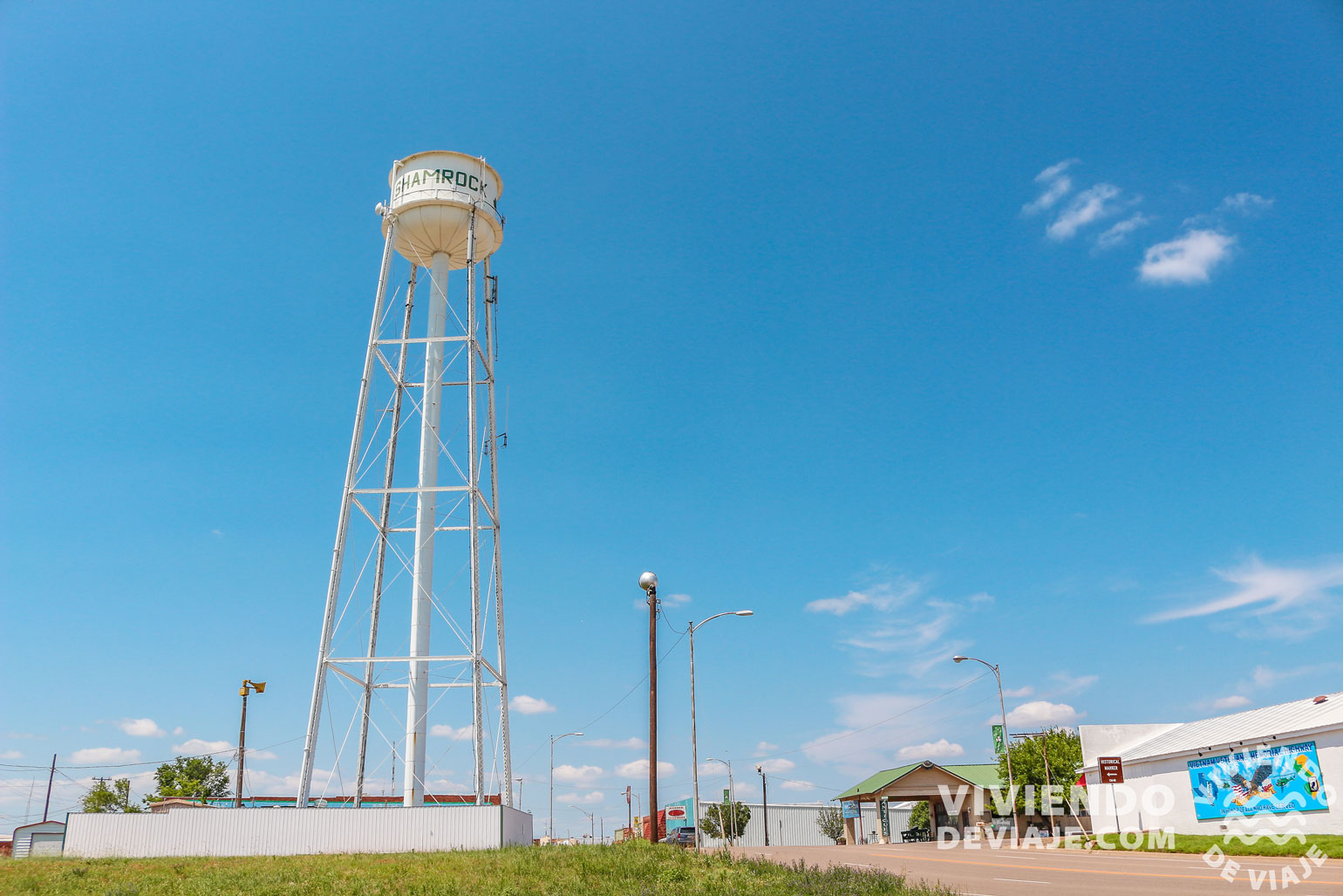 Torre de agua de Shamrock | Ruta 66