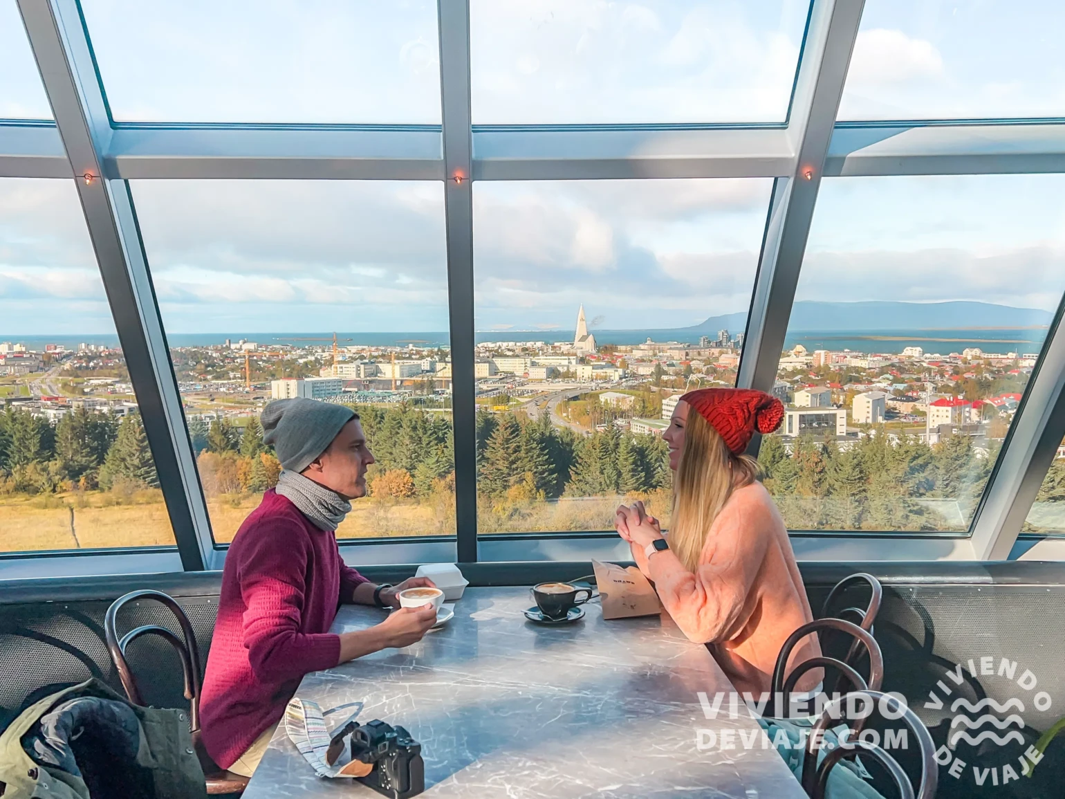 Cafeterías en Islandia | Mirador Perlan en Reikiavik