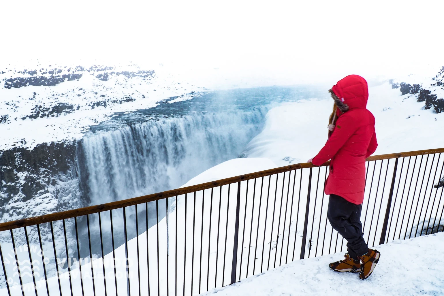 Cascada Dettifoss en Islandia