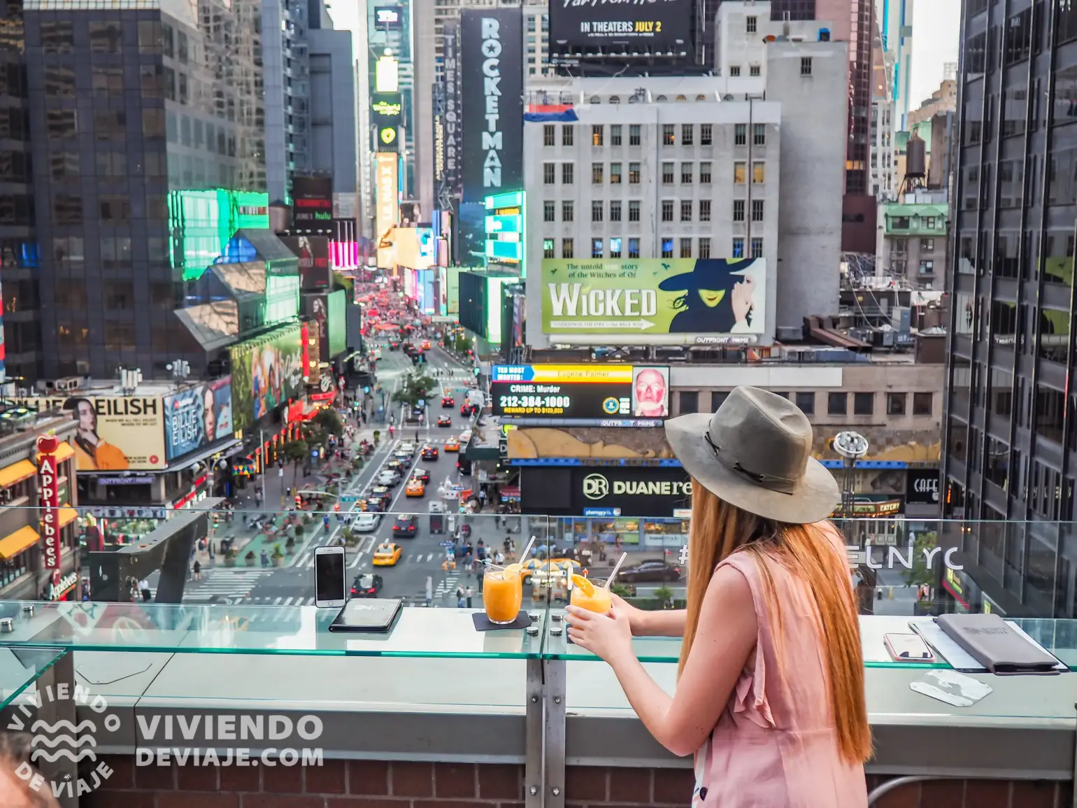 Terraza del hotel M Social Hotel Times Square New York