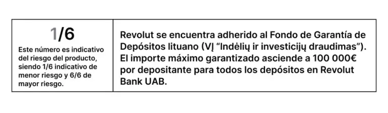 Texto legal de Revolut