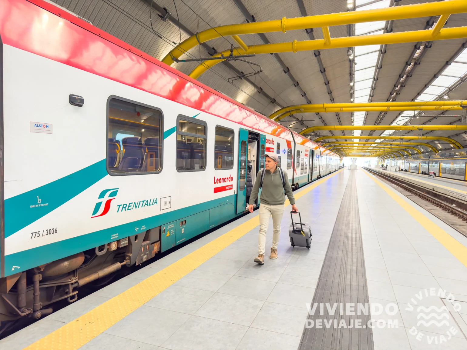 Leonardo Express para llegar al centro de Roma desde el aeropuerto