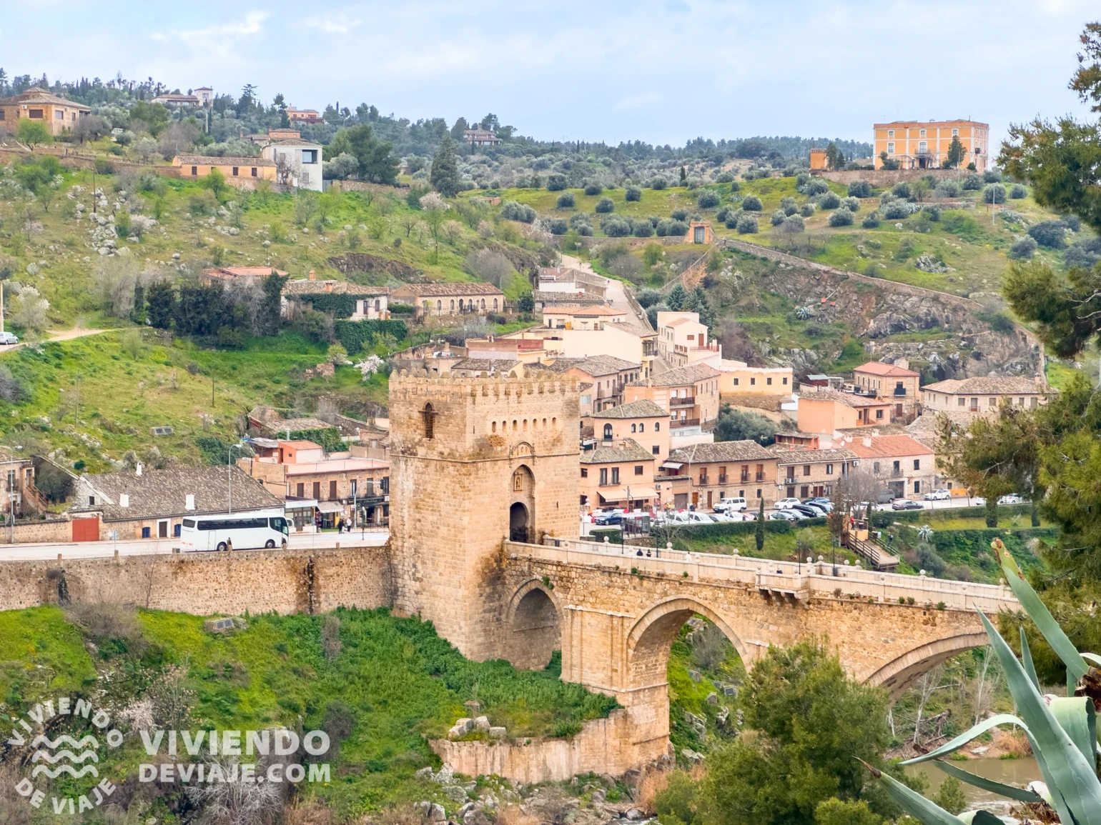Puente de San Martín visto desde el mirador de Santa Ana | Toledo en 2 días