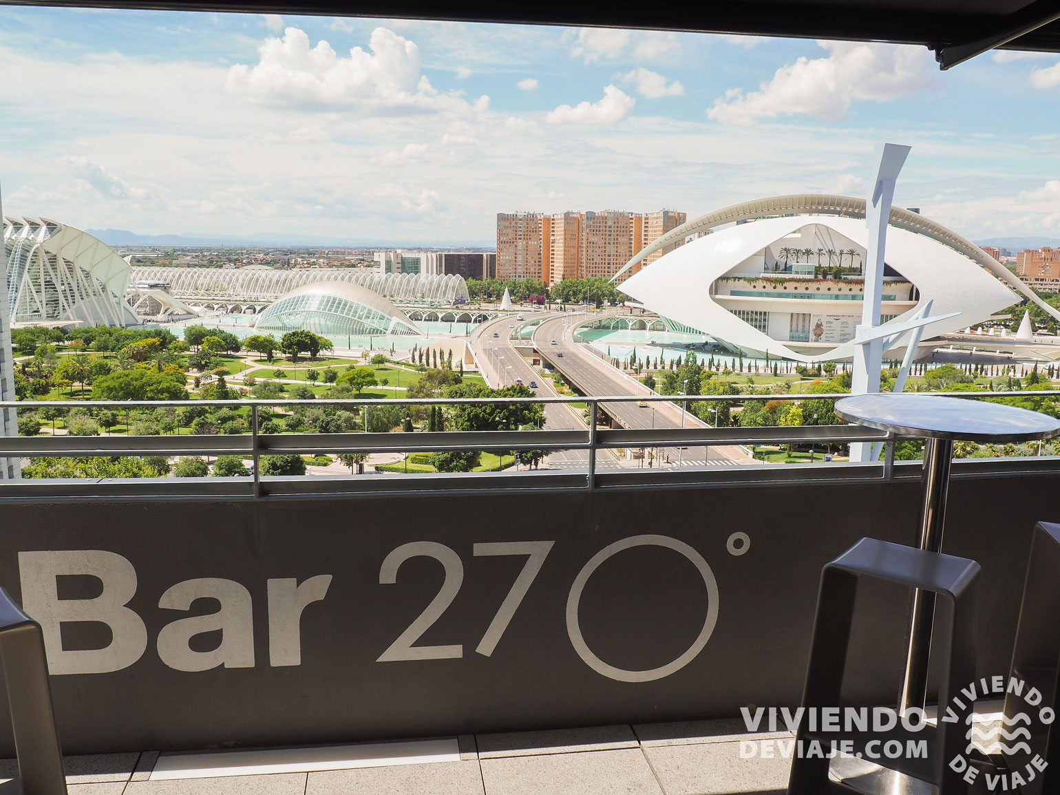 Terraza 270º del Hotel Barceló Valencia, un mirador alucinante