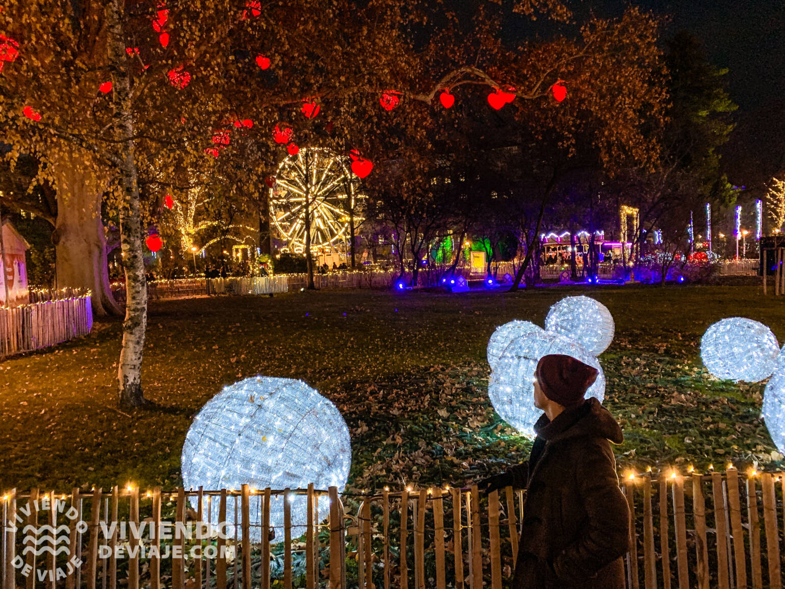 Iluminaciones navideñas en el Ayuntamiento de Viena, Rathaus Park