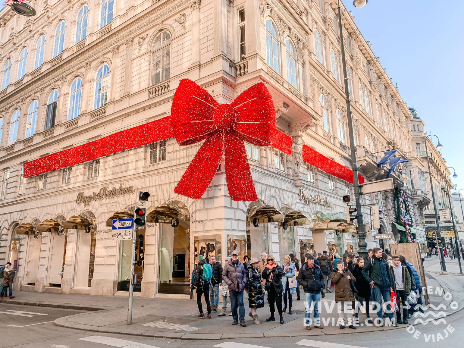 Iluminaciones en Viena en Navidad