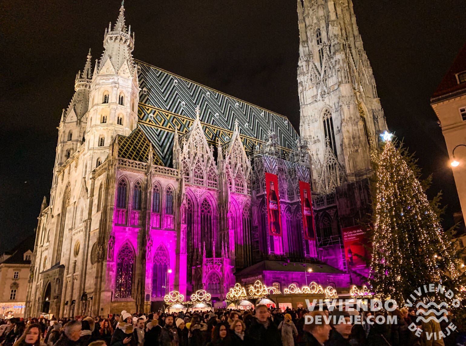 Mercado de Navidad Stephansplatz, en el centro de la ciudad de Viena