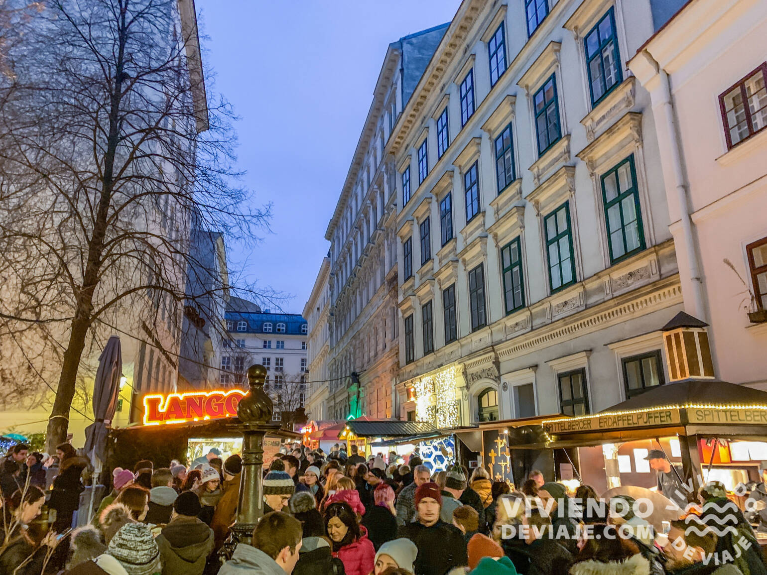 Mercado de Navidad en los callejones de Spittelberg