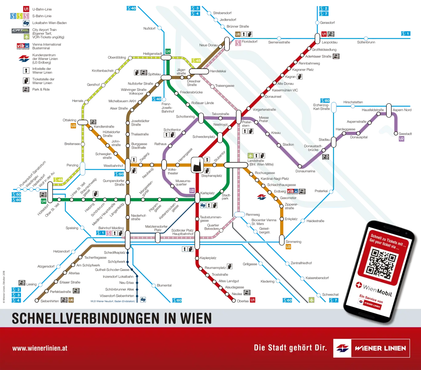Cómo ir del aeropuerto de Viena al centro | Mapa de transporte