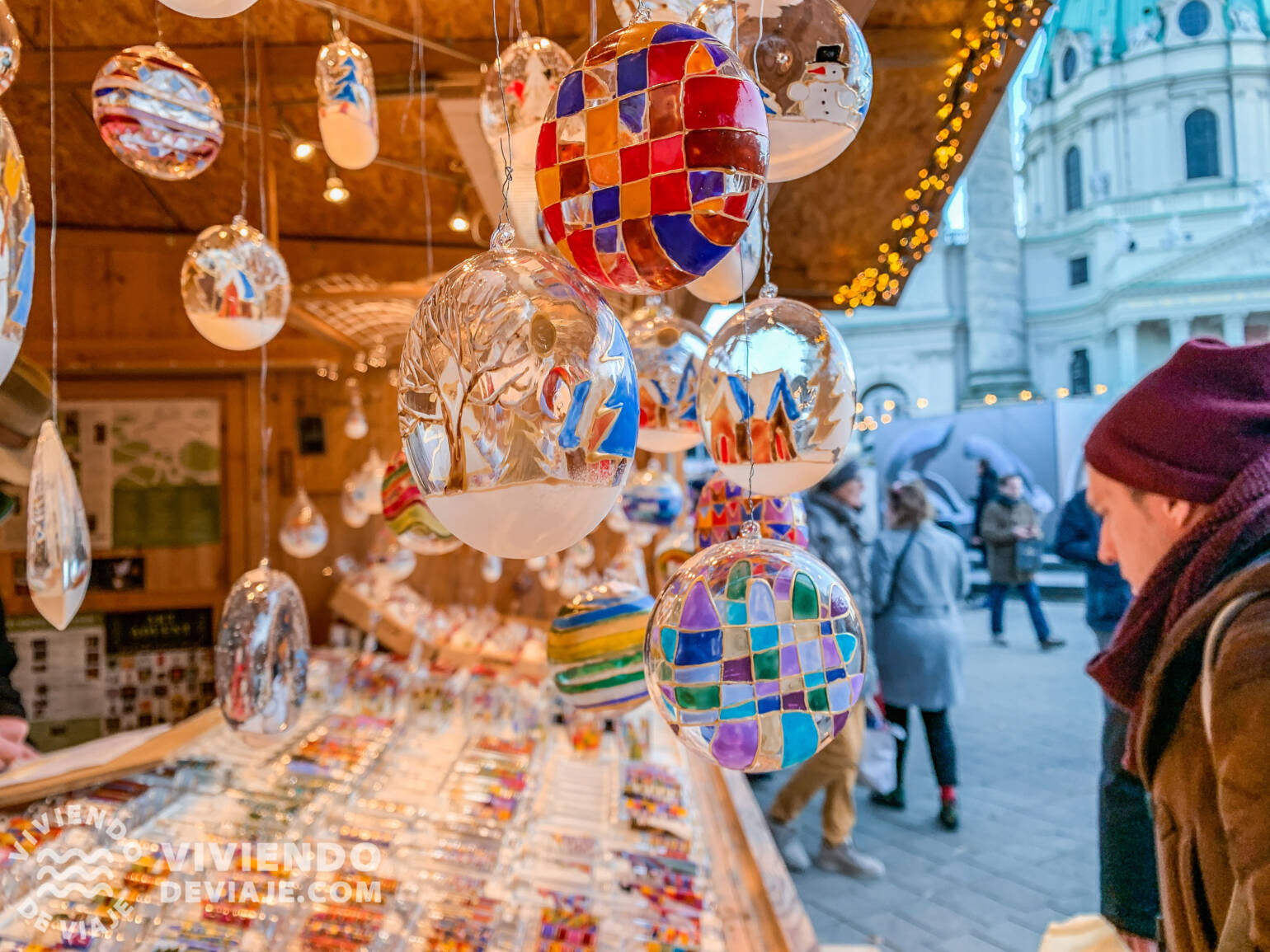 Mercado navideño de la Plaza de San Carlos (Karlsplatz)